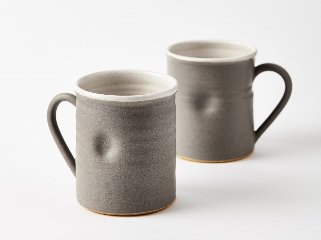 Thumb Print Mug - Dark Grey