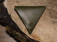 Leather Origami Triangle Pouch - Various Colours