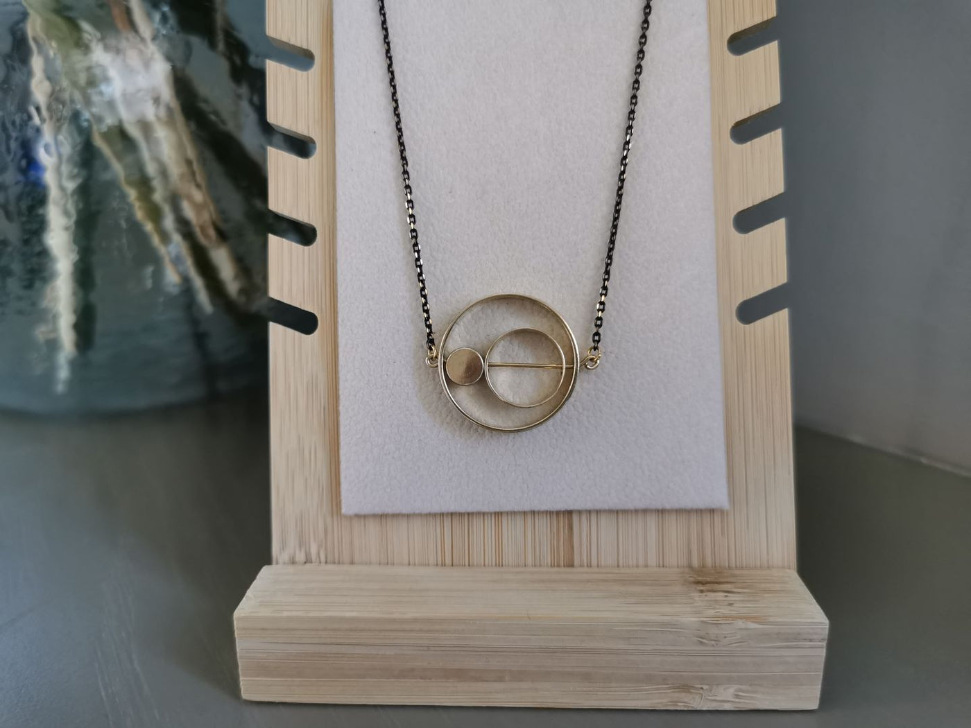 Three Circle Spin Necklace